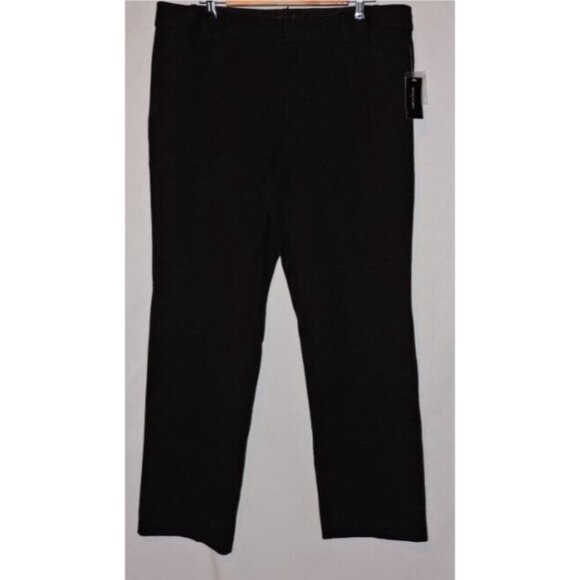 Lord & Taylor Black Pants Work Career Professional NWT Womens Size 16 Stretch - Picture 6 of 6